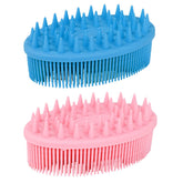 Wholesale Silicone Scalp & Body Brush (Blue & Pink) - Displayer of 12